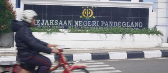 Ilustrasi Gedung Kejaksaan Negeri Pandeglang.(Ari Supriadi/Tangsel Pos)