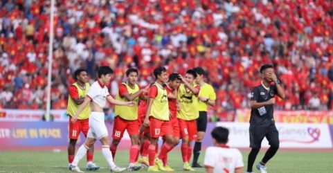 Timnas U22 saat berlaga di Sea Games 2023