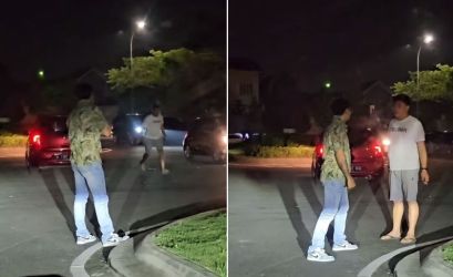 Terlihat cuplikan video atelet MMA tengah memberi pelajaran terhadap pengemudi arogran, yang ditektahui pengemui dengan mabuk, di Kawasan BSD, Kecamatan Pagedangan, Kabupaten Tangerang.(dra)