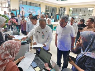 Bulan ASN Taat Pajak 2023 yang berlangsung di Puspemkot Tangsel, Jumat (21/7/2023). (tangselpos.id/rmn)