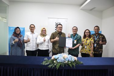 JTrust Indonesia menjalin kerjasama dengan PT KVP Bina Propertindo. Foto : Ist