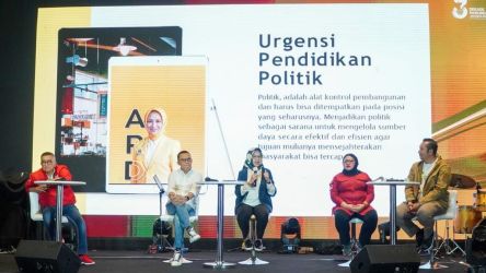 Airin Rachmi Diany Ajak Gen Z dan Milenial Aktif Berpolitik. (tangselpos.id/irm)