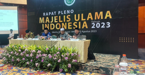 Rapat Pleno Majelis Ulama Indonesia MUI telah digelar di kantor MUI, Jalan Proklamasi, Jakarta, Selasa (15/8). Foto : Ist