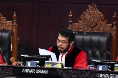 Ketua MK Anwar Usman. Foto : Ist