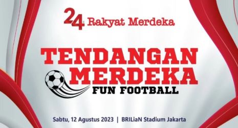 Flyer Tendangan Merdeka Fun Football. (Ist)