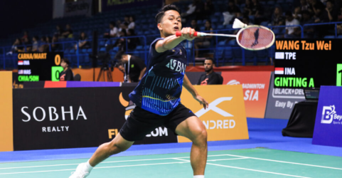 Andalan tunggal putra Indonesia Anthony Ginting. Foto : Ist