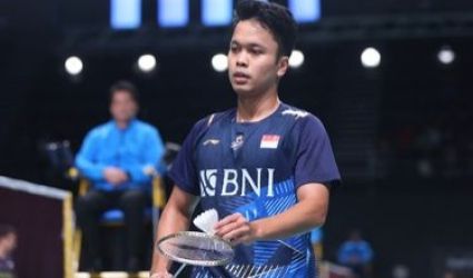 Tunggal Putra Indonesia Anthony Ginting. Foto : Ist