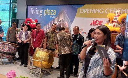 Peresmian Living Plaza di Puri Kembangan, Jakarta Barat, Jumat (27/10/2023).(Ist)