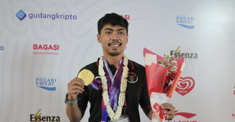 Atlet menembak Indonesia M. Sejahtera Dwi Putra. Foto : Ist