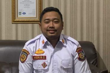 Kepala Unit Pelaksana Teknis (UPT) Pengujian Kendaraan Bermotor (PKB) pada Dinas Perhubungan (Dishub) Kota Tangsel, Heris Cahya Kusuma.(dra)