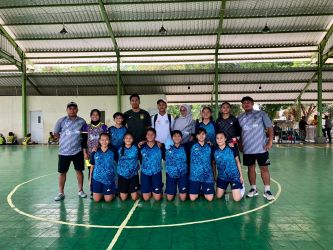 Tim Futsal Putri Kecamatan Serpong. Foto : Mg.2 (Jay)