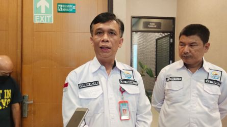 Kepala Dinas Tenaga Kerja (Disnaker) Kota Tangsel, Sabam Maringan, menyebutkan Pj Gubernur Banten meneapkan UMK Kota Tangsel 2024, dengan kenaikan 2,6 persen dari UMK Kota Tangsel 2023.(Dra)