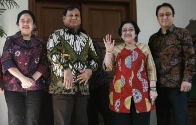 Pertemuan Megawati dan Prabowo di tahun 2019. Foto : Ist
