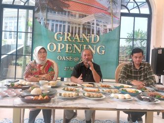 Grand Opening OASE @Aria, restoran yang berlokasi di Jalan Aria Putra, Ciputat, Tangerang Selatan. (tangselpos.id/rmn)
