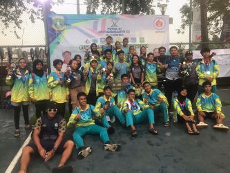 Para atlet cabang olahraga (cabor) dayung dari SMPN 15 Tangerang Selatan (Tangsel). (Dok. SMPN 15 Tangsel)