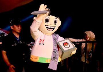 KPU Kota Tangsel perkenalkan maskot Pilkada Tangsel bernama Juki.