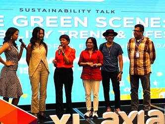 Talkshow Sustainability Week tentang pengelolaan sampah di Axiata Tower, Jakarta. (Ist)