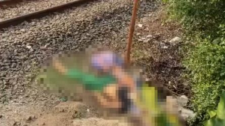 ocah berusia 9 tahun tewas tertemper kereta di perlintasan kereta Stasiun Serpong, Tangsel, Sabtu (20/7).(dra)