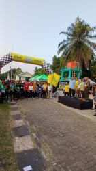 Road to Tangsel Marathon 2024 di Lapangan Kecamatan Ciputat, Tangerang Selatan, Minggu (21/7/2024). (tangselpos.id/ay)