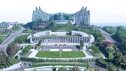 Disain komplek Istana Presiden di IKN. Foto : Ist
