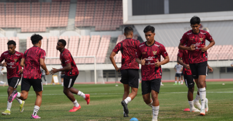 Sesi latihan Timnas U-20. Foto : Ist