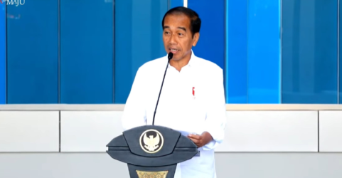 Presiden Jokowi saat peresmian Rumah Sakit di Surabaya. Foto : Ist