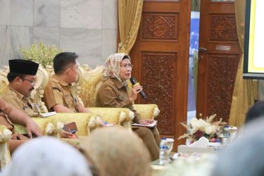 Badan Pemeriksa Keuangan Republik Indonesia Perwakilan Provinsi Banten melakukan Entry Meeting terkait belanja modal Pemerintah Kabupaten (Pemkab) Serang di pendopo bupati pada Senin (14/10).