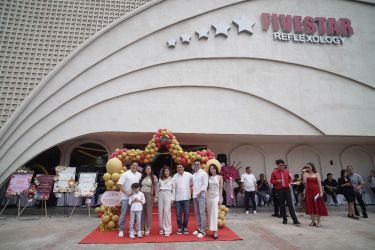 Grand opening Fivestar Reflexology Gading Serpong, Ruko Aniva Junction Paramount, Pagedangan, Kabupaten Tangerang, Sabtu (5/10/2024). (tangselpos.id/lim)