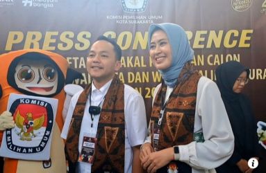 Paslon Pilkada Solo 2024 Respati Ardi-Astrid Widayani. Foto : Ist