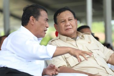 Menteri Pertanian Amran Sulaiman dan Presiden Prabowo. Foto : Ist