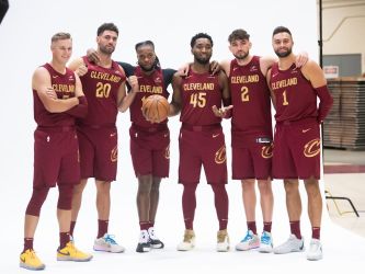 Tim basket Cleveland. Foto : Ist