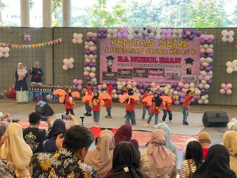 RA Nurul Iman Serpong menggelar pentas seni dan pelepasan siswa kelas B yang berlangsung di Serpong, Kamis (12/6). (Ist)