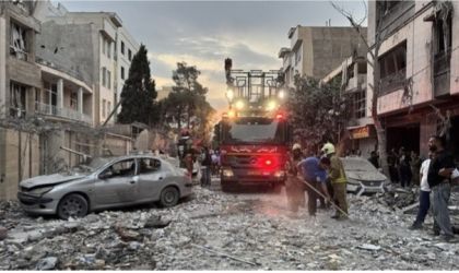 Kerusakan akibat perang di Iran. Foto : Ist