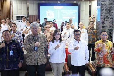 Rapat Koordinasi (Rakor) Gugus Tugas Reforma Agraria (GTRA) di Aula Baduy, Kantor Wilayah Badan Pertanahan Nasional (BPN) Banten. Foto : Humas Pemprov