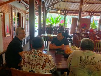Ketua Komisi 5 DPRD Provinsi Banten, Ananda Trianh Salichan, melakukan kunjungan ke Rumah SDM Tangsel.