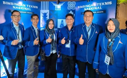 Fraksi Demokrat DPRD Pandeglang (dari kiri ke kanan) Agus Bustomi, Sujai Suryadi, Linda Kurniasari, M.M. Fuhaira Amin, Syamsudin Aliandono, dan Cicih.(Istimewa)
