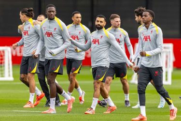 Latihan fisik skuad Liverpool. Foto : Ist