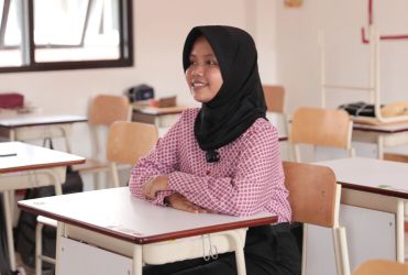 Alfia Rahma (15), adalah contoh nyata dari perubahan itu. Putri seorang pemulung asal Sumur Batu, Bantar Gebang, kini tinggal di asrama SRMA 13 Bekasi. Foto : Ist