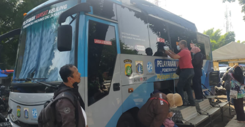 Lokasi pembuatan SIM Kota Bekasi. Foto : Ist