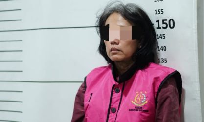 TAW tersangka dugaan korupsi PT APK senilai 8 miliar. Foto : Ist