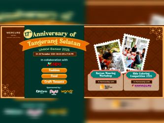 Hotel Mercure Serpong Alam Sutera menggelar UMKM Bazaar 2025 dalam rangka HUT ke-17 Kota Tangerang Selatan. (Ist)