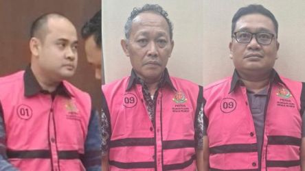 Ketiga Jaksa yang berdinas di Kejari Tangerang yang ditangkap OTT KPK. Foto : Ist