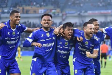Skuad Persib siap curi poin saat jamu Bangkok United. Foto : Ist