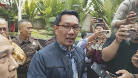 Ridwan Kamil saat berada di KPK. Foto : Ist