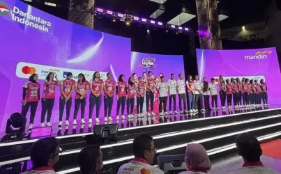 Tim Putri bola voli Jakarta Livin’ by Mandiri. Foto : Ist