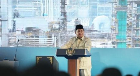 Presiden Prabowo pada acara dialog dengan 1.200 Akademisi. Foto : Ist
