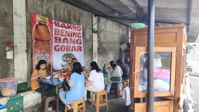 Bakso Bening Bang Gobar di Villa Melati Mas. Foto : Ist