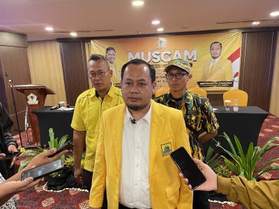 PIMPIN PK GOLKAR TANGERANG: Budi Prasetyo terpilih secara aklamasi sebagai Ketua PK Golkar Kecamatan Tangerang dalam Muscam. ISTIMEWA