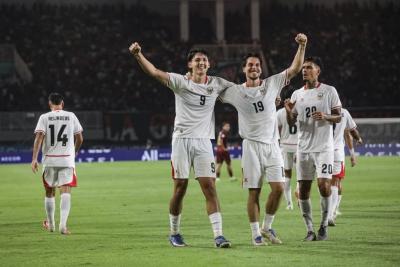 Timnas Indonesia terbang ke Thailand untuk melawan Timor Leste. Foto : Ist