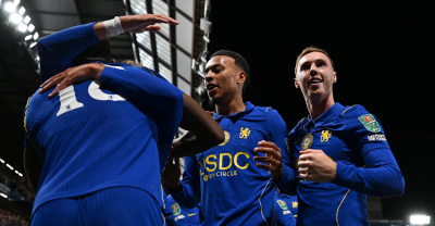 Selebrasi skuad Chelsea. Foto : Ist